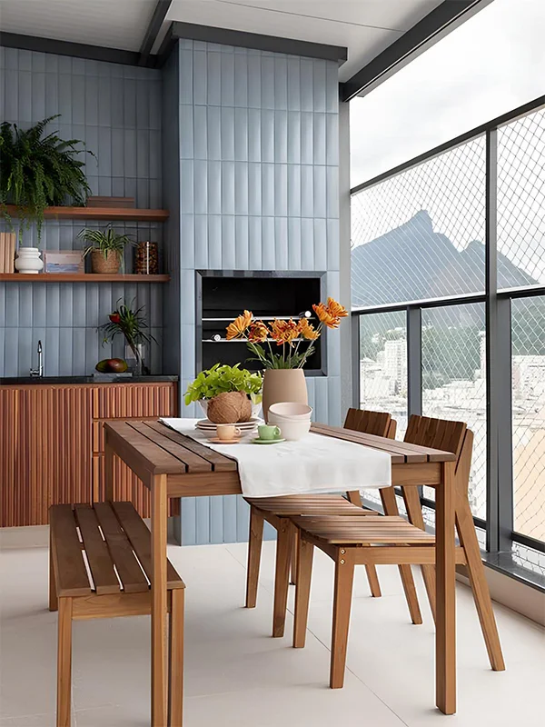 piso atérmico para varanda aberta