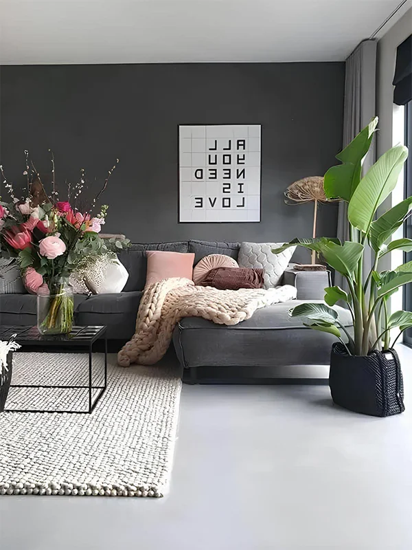 decoração equilibrada e neutra