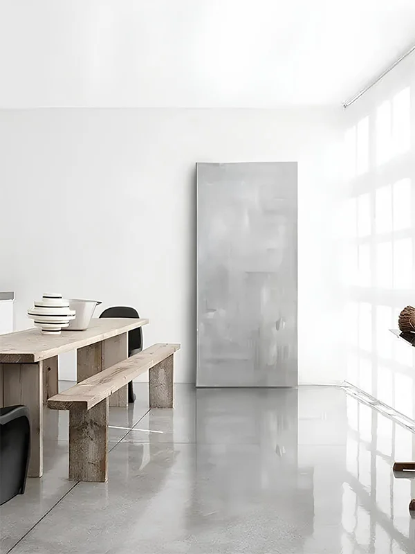 cozinha com porcelanato polido