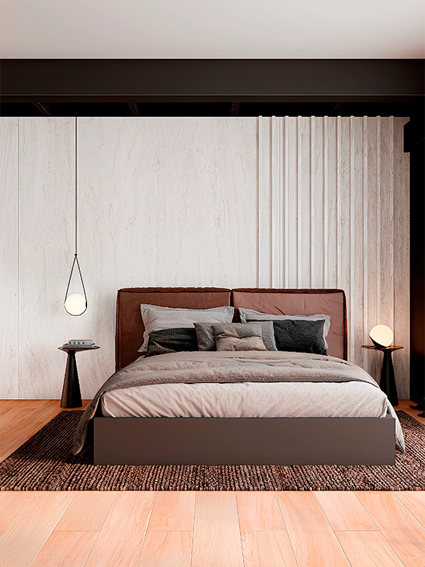 Porcelanato amadeirado para quarto