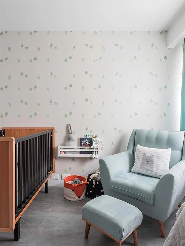 Porcelanato neutro com cores claras