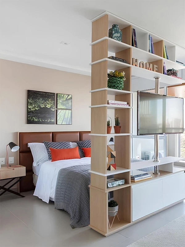 móveis de madeira em decoração