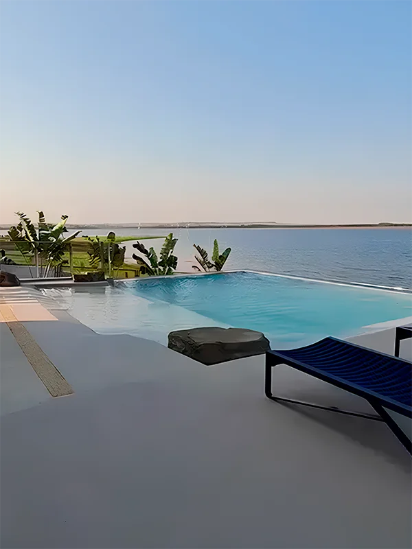 Revestimento monolitico para piscina
