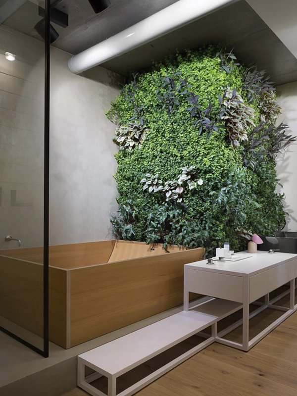 Jardim vertical para banheiro