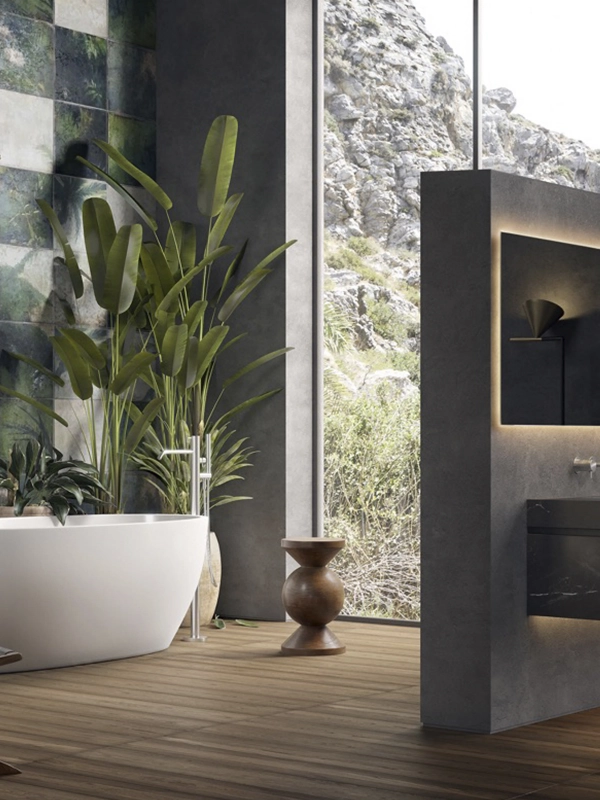 deixando o banheiro com paisagismo e muitas plantas