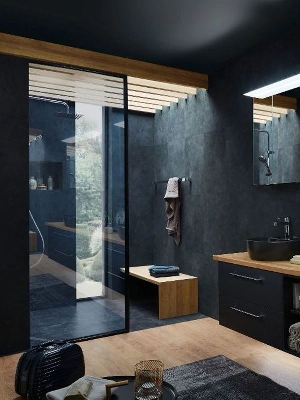 Explorando o porcelanato azul para banheiros