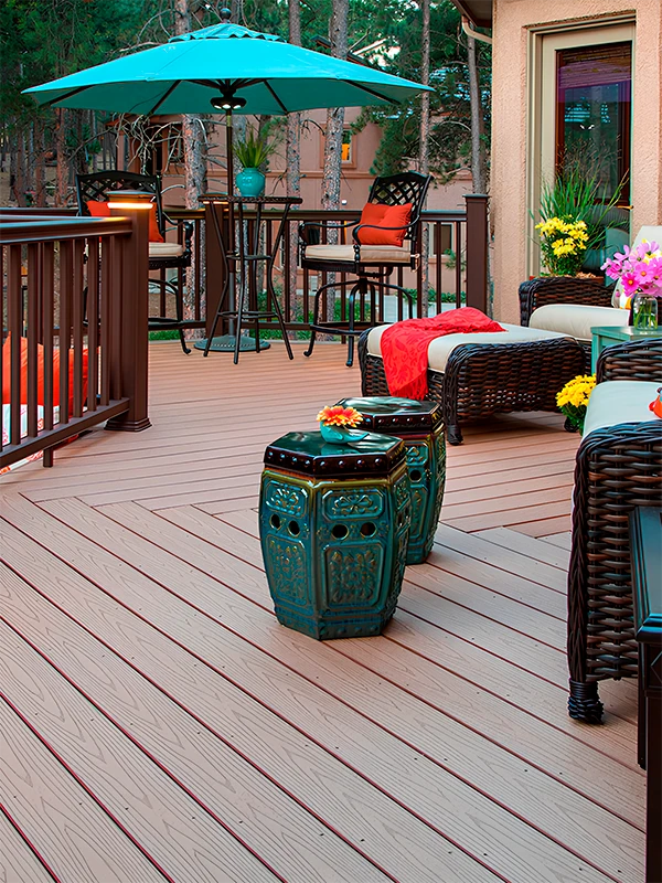 deck composto para varanda