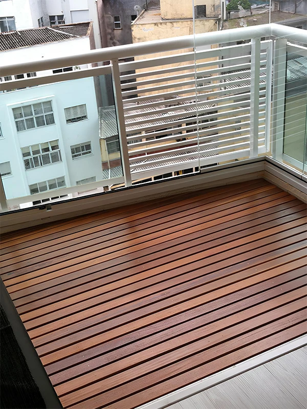 deck de madeira para revestimento externo