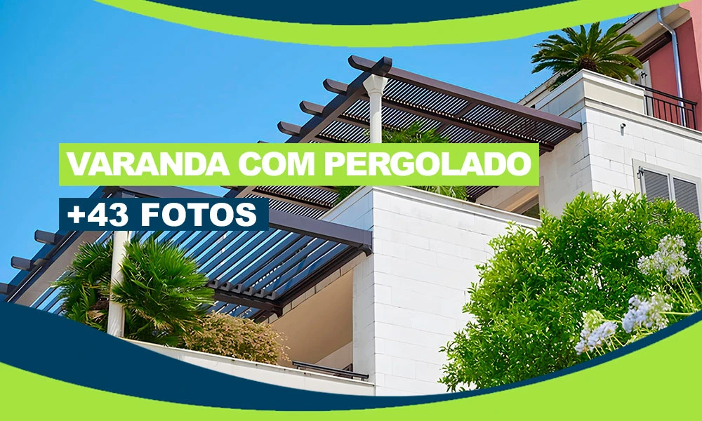 varanda com pergolado