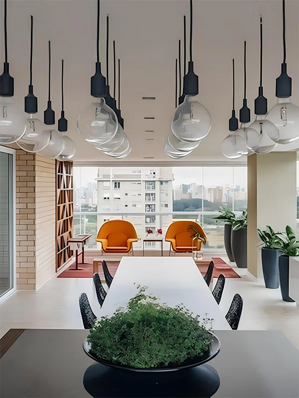 um pequeno bistro na varanda gourmet