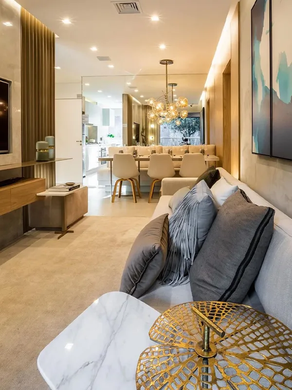 estilo e personalidade em ambientes com revestimento retificado