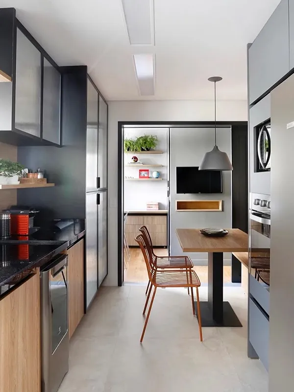 decoração para varanda gourmet com ceramica antiderrapante 