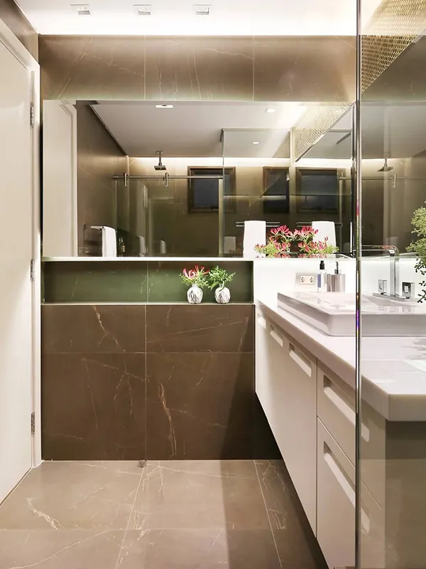 Iluminação faz toda diferença na decoração do ambiente com ceramica