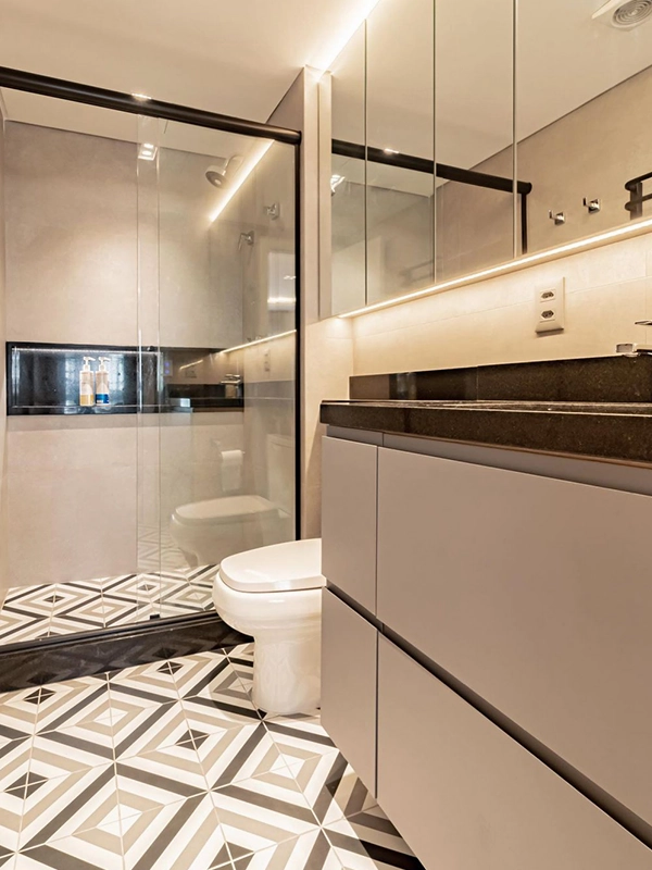 combisição exclusiva para banheiros