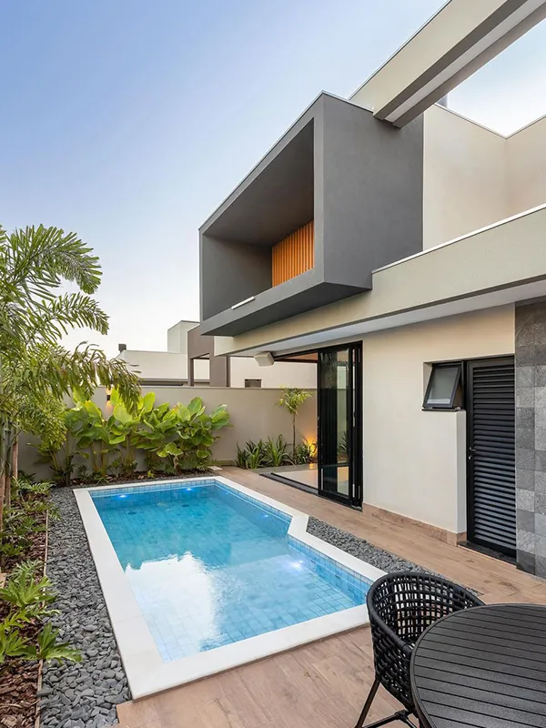 cores claras e neutras para piscina com ceramica