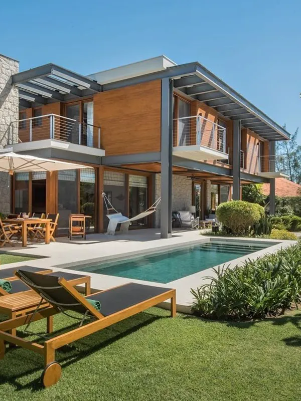 piscina de cor única