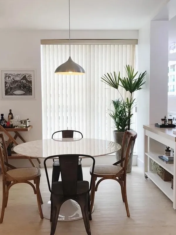 hall de entrada com marmore carrara