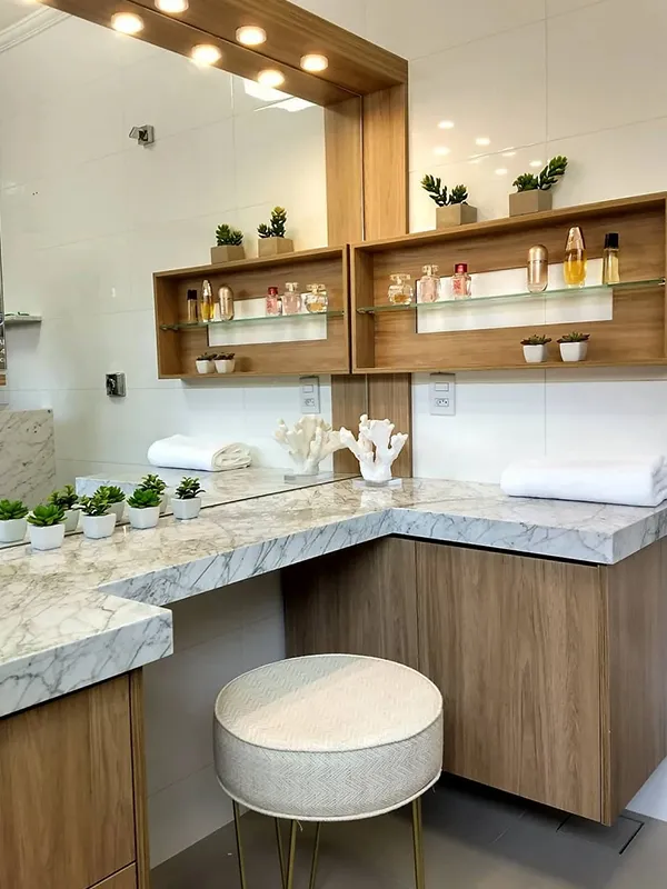 mesa de jantar com marmore