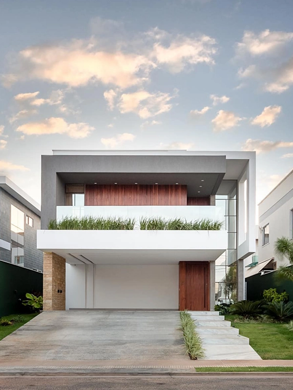 destacando cores da fachada externa