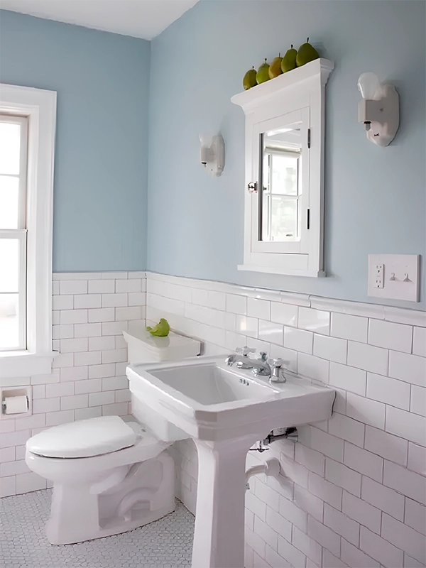 revestimento de azulejo branco