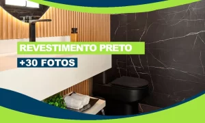revestimento preto