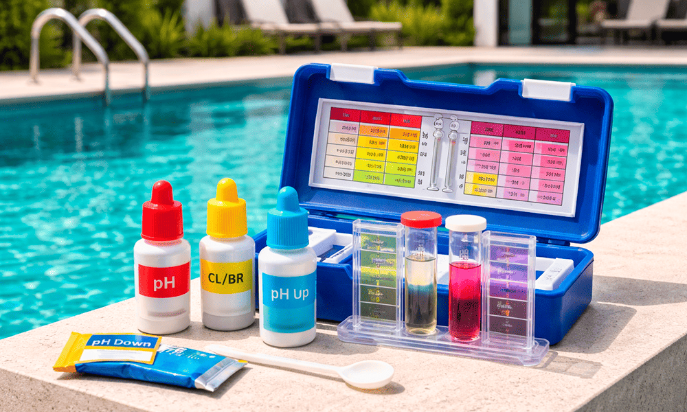 Como medir o pH da piscina: Quais valores são seguros e quando corrigir 7 kit de teste de pH para medir