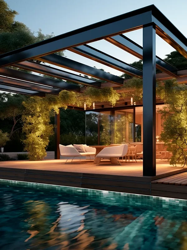 area de lazer com pergolado 1