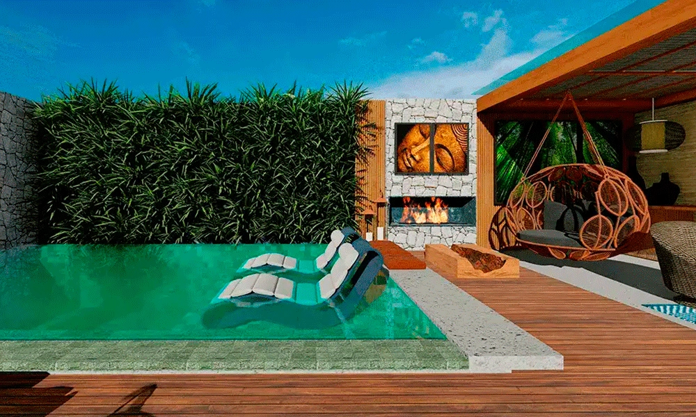 pergolado na area de lazer 19