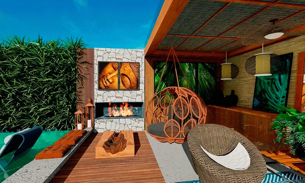 pergolado na area de lazer 20