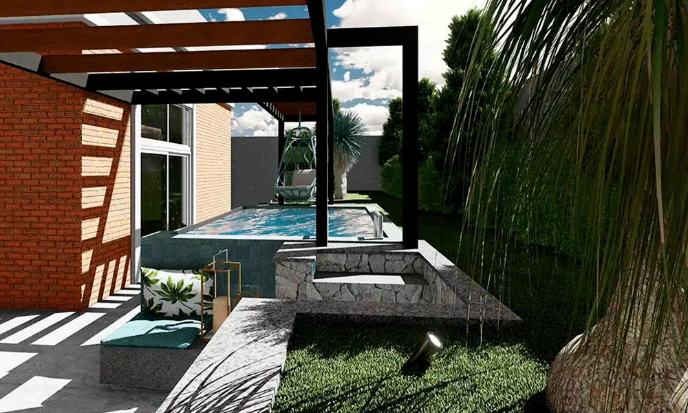 pergolado na area de lazer 22