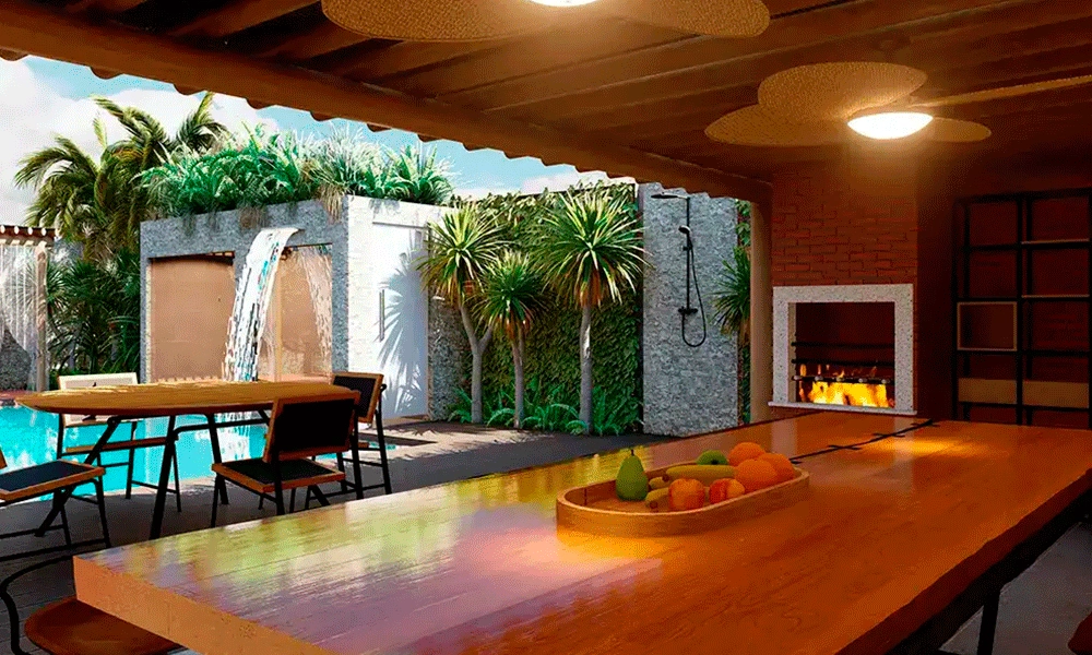 pergolado na area de lazer 23