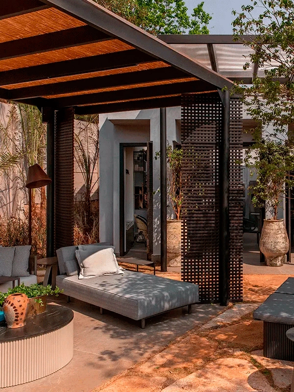 pergolado na area de lazer 41