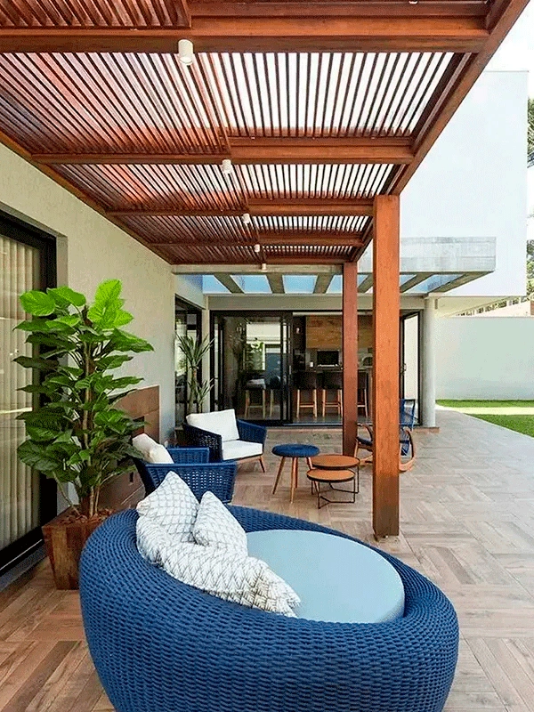 pergolado na area de lazer 42