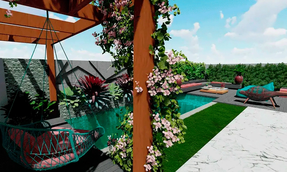 pergolado na area de lazer 5